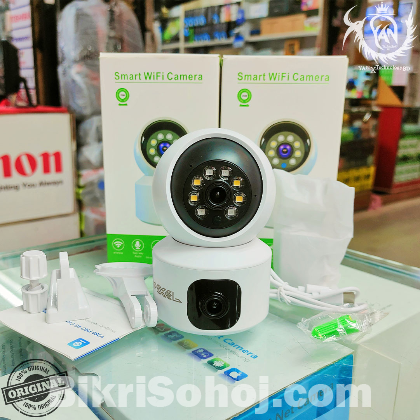 4G SIM System Dual Lens Doll Ip Camera V380